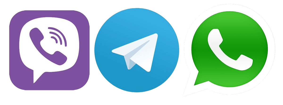 Viber Telegram WhatsApp